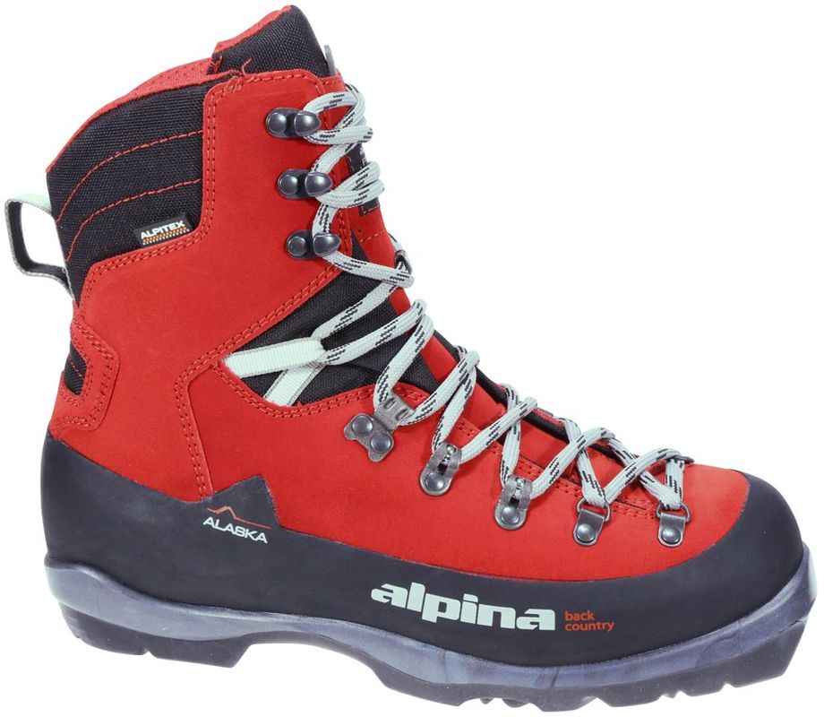 Alpina Alaska BC Turpjäxor Red/Black, EU 37