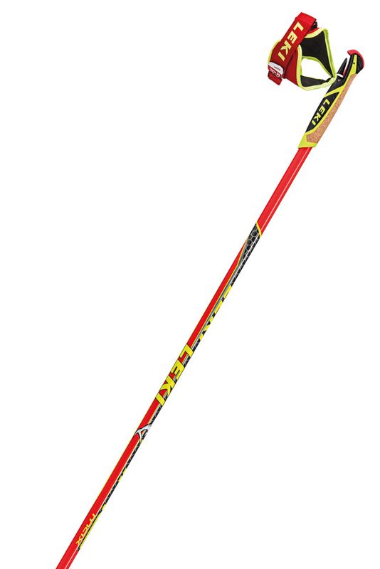 Leki HRC MAX Shark R&ouml;d L&auml;ngdskidstavar