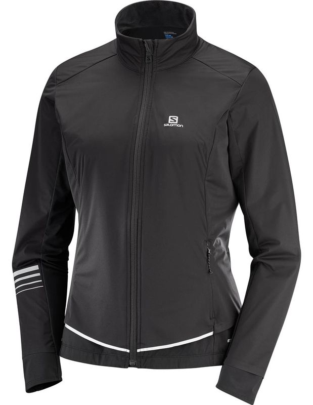 Salomon Lightning Lightshell Jacket W Längdskidjacka Black, XS