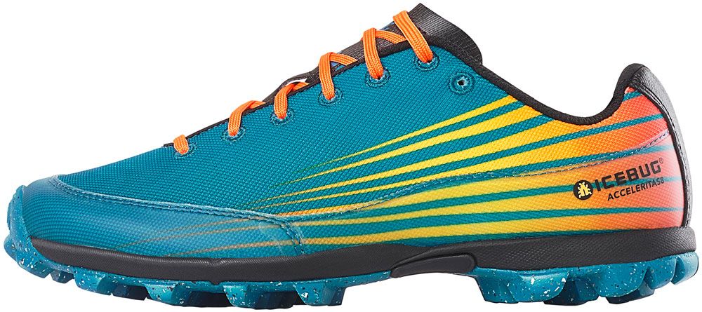 Icebug Acceleritas8 RB9X W Orienteringsskor Ocean/Orange, USL 6