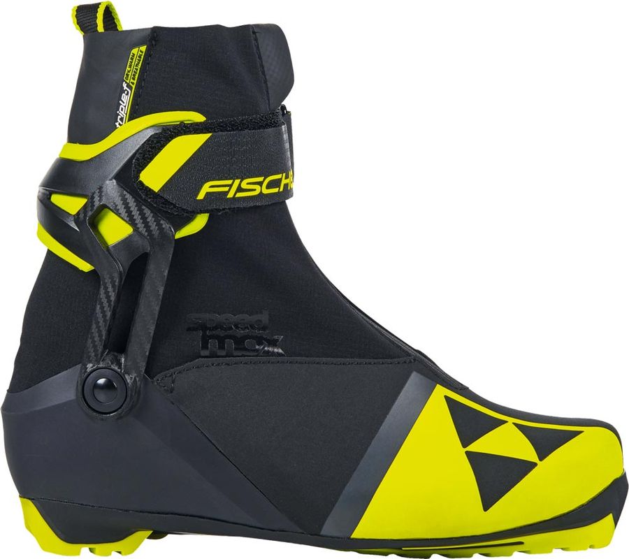 Fischer Speedmax Junior Skate Längdpjäxor Black/Yellow, EU 38