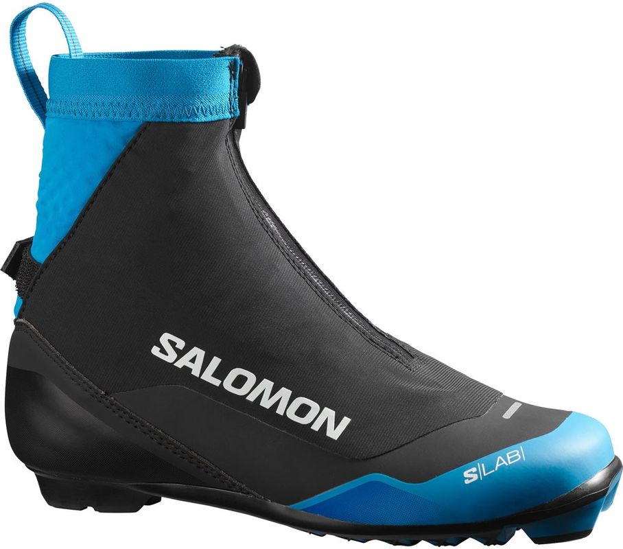 Salomon S/LAB Classic Junior Prolink Längdpjäxor Black/Process Blue, UK 3,5