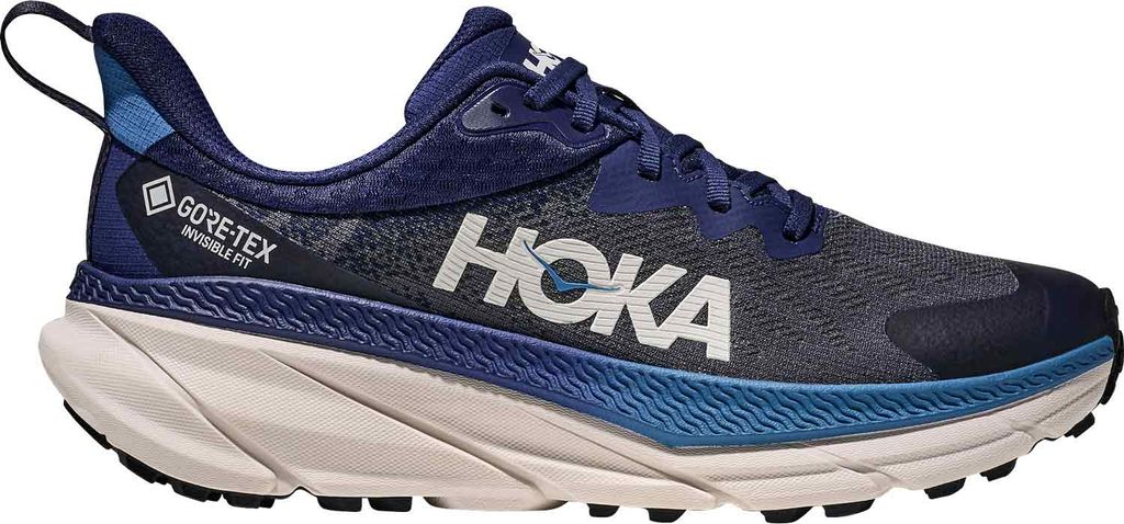 Hoka One One Challenger ATR 7 GTX M Trailskor Midnight Blue/Grout, US 8,5