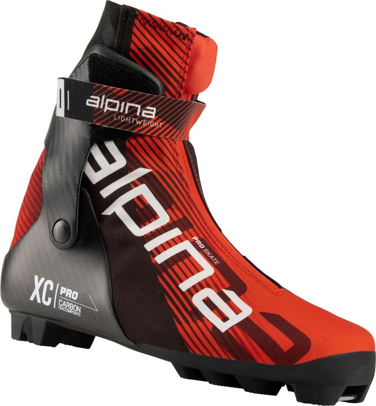 Alpina Pro Skate -23 Längdpjäxor Red/Black, EU 41