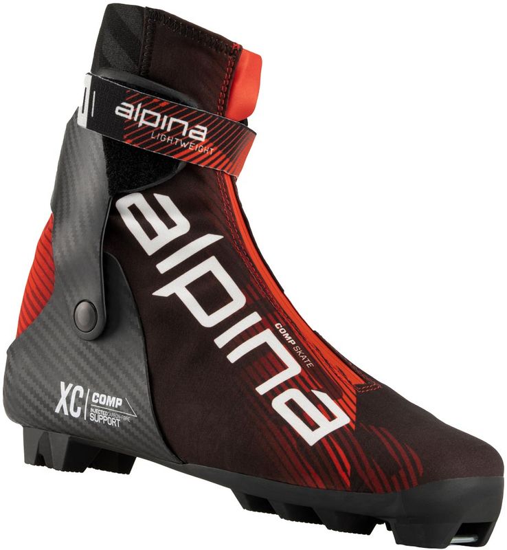 Alpina Comp Skate -23 Längdpjäxor Red/Black, EU 39