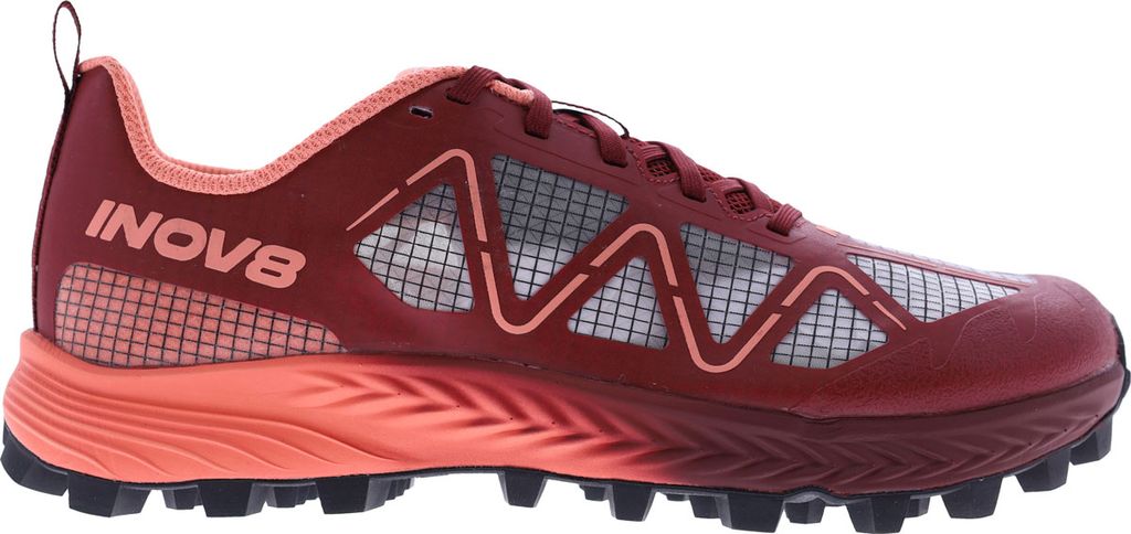 Inov-8 MudTalon Speed Precision W Trailskor Burgundy/Coral, UK 6,5