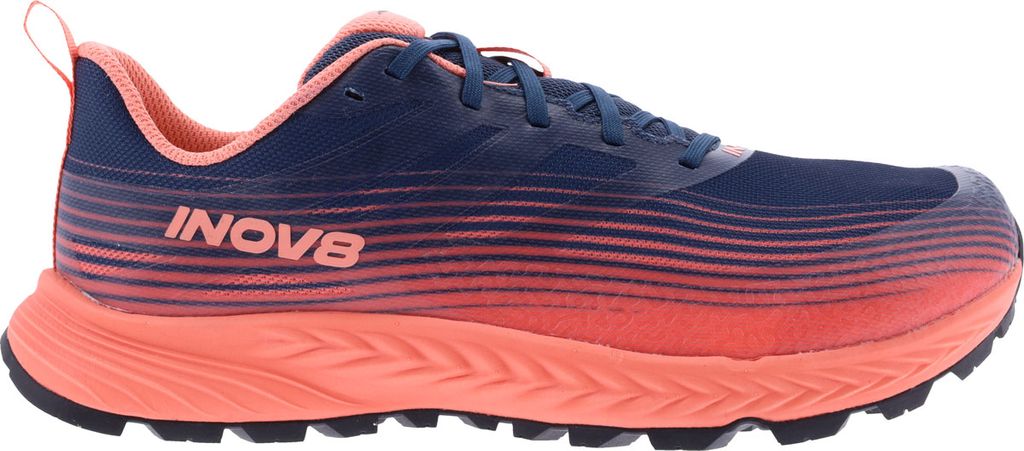 Inov-8 TrailFly Speed Wide W Trailskor Navy/Coral, UK 5,5