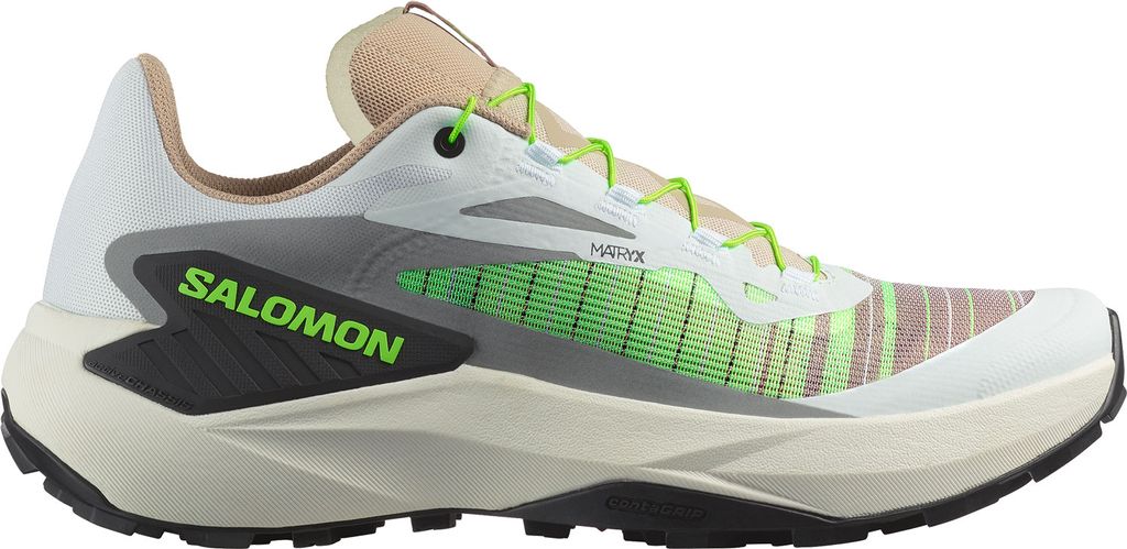 Salomon Genesis M Trailskor White/Oxford Tan/Green Gecko, UK 8