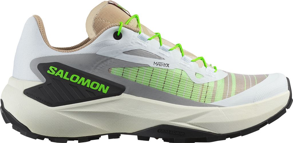 Salomon Genesis W Trailskor White/Oxford Tan/Green Gecko, UK 5
