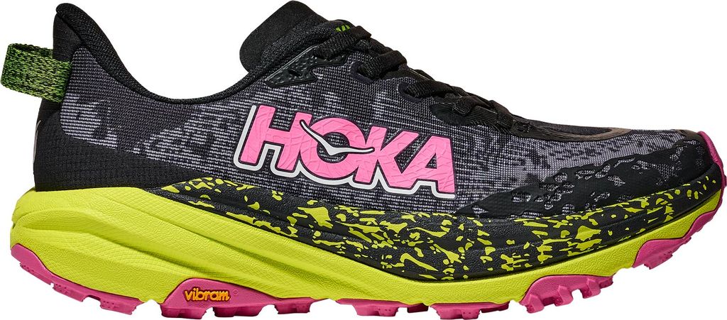 Hoka One One Speedgoat 6 W Trailskor Black/Neon Hoka Citrus