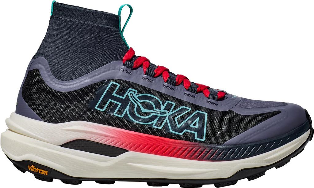 Hoka One One Tecton X 3 W Trailskor Stormy Skies/Cerise