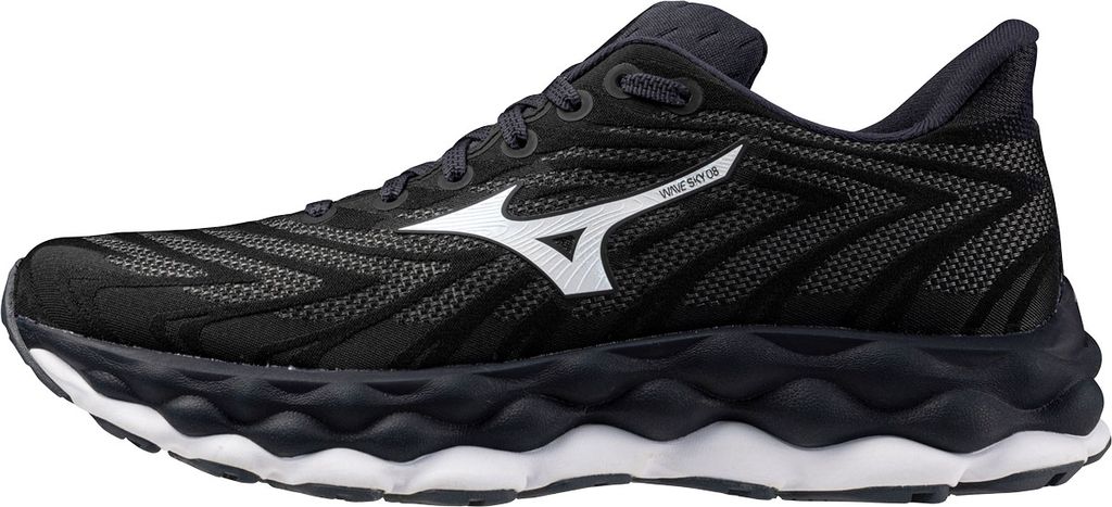 Mizuno Wave Sky 8 W Löparskor Black/White/India Ink, UK 7