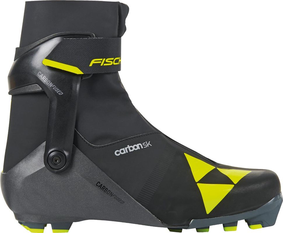 Fischer Carbon Skiathlon DP -24 Längdpjäxor Black/Yellow, EU 44