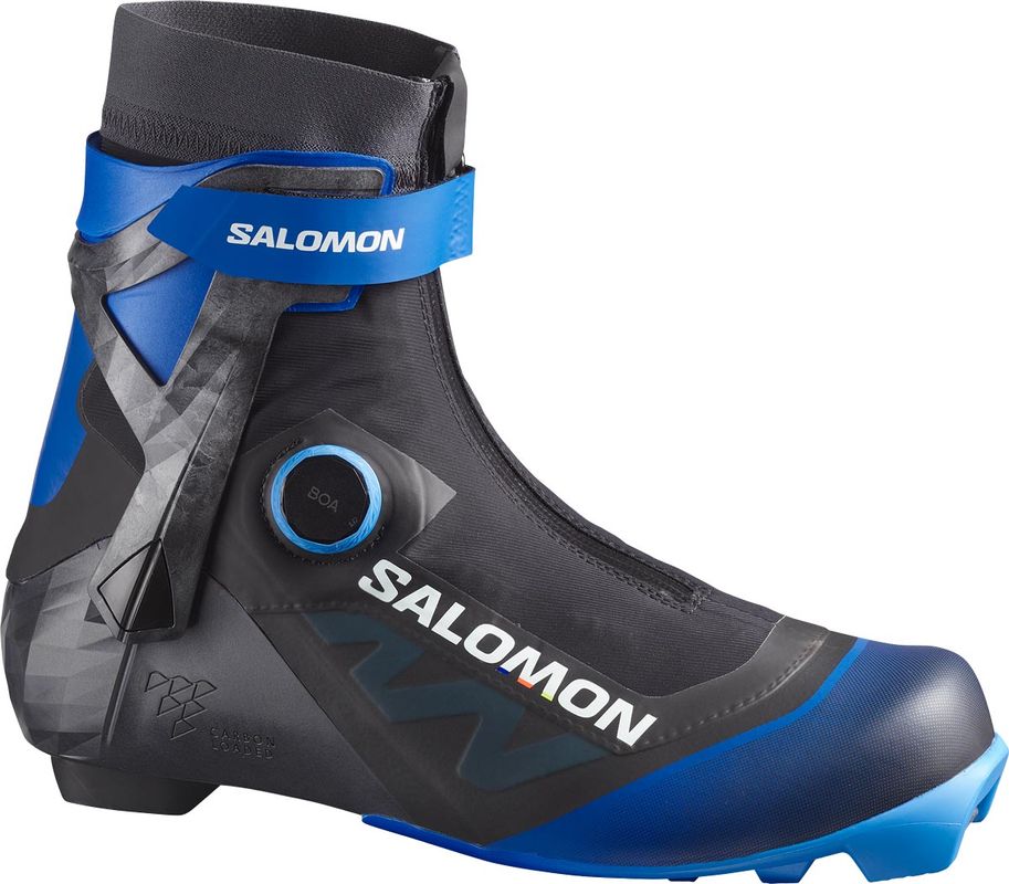 Salomon S/RACE Skiathlon BOA Prolink Längdpjäxor Black/Race Blue, UK 10