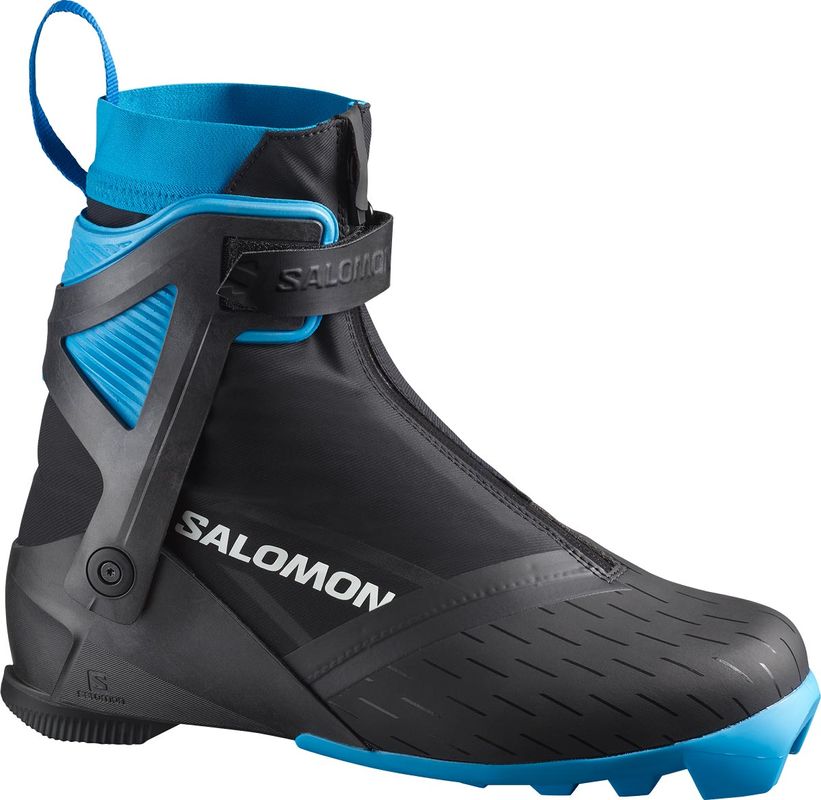 Salomon S/MAX Carbon Skate Prolink L&auml;ngdpj&auml;xor Black/Process Blue-X, UK 5,5