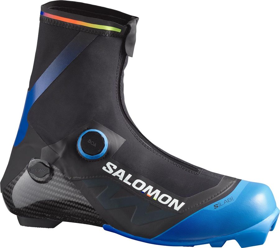 Salomon S/LAB Classic BOA Prolink Längdpjäxor Black/Race Blue/Process Blue-X, UK 8