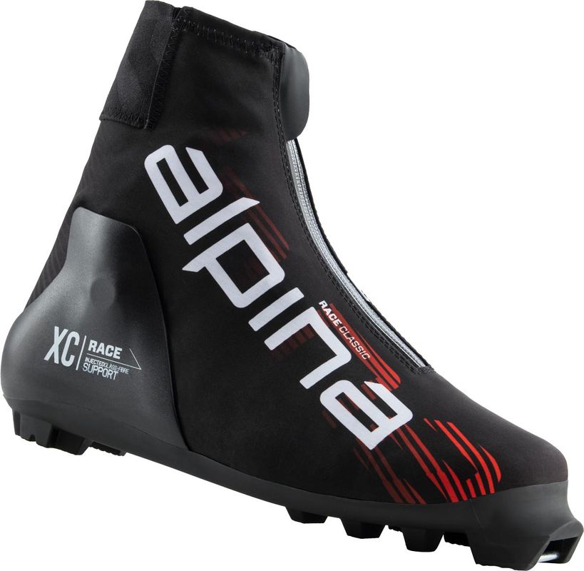 Alpina Race Classic Längdpjäxor Black/Red, EU 36