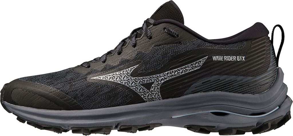 Mizuno Wave Rider GTX W Löparskor Black/Ombre Blue/Silverstar