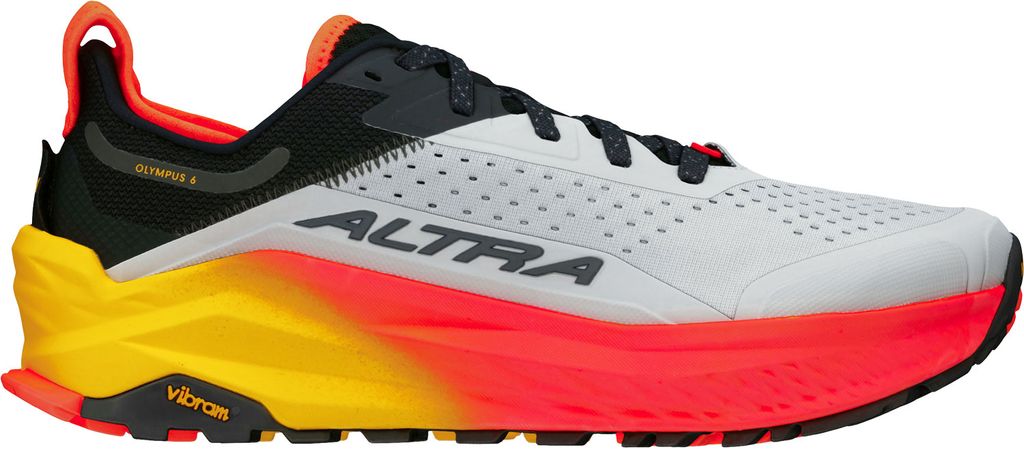 Altra Olympus 6 M Trailskor Gray/Red, US 11,5