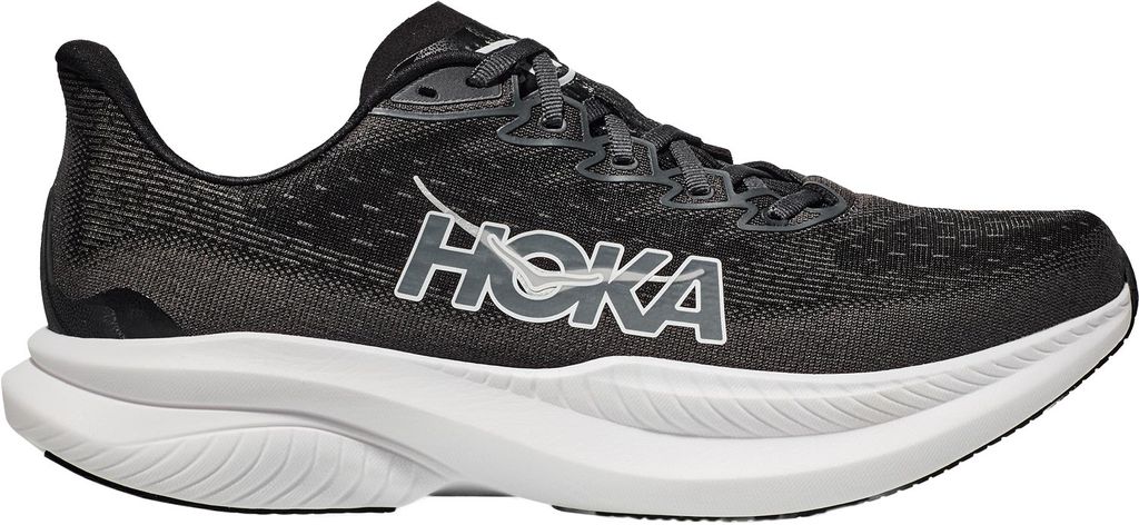 Hoka One One Mach 6 Wide M Löparskor Black/White, US 8,5