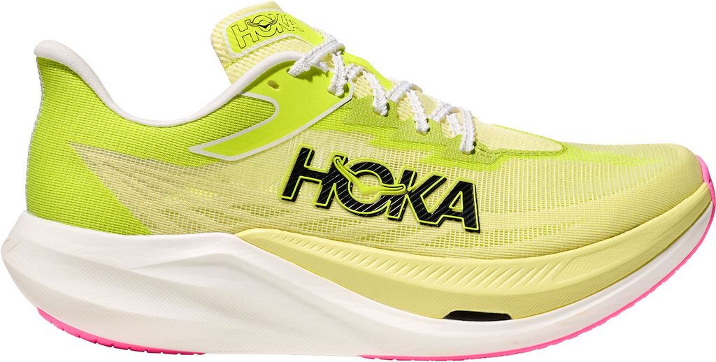 Hoka One One Rocket&nbsp;X&nbsp;3 U L&ouml;parskor Sunlight/Neon 
