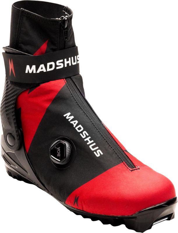 Madshus Pulse Skate BOA Längdpjäxor Red/Black, EU 44