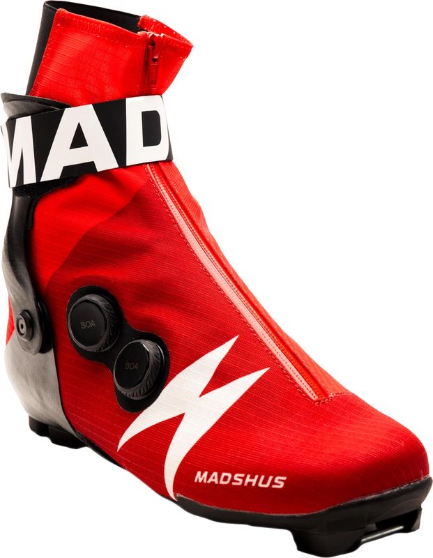 Madshus Redline Skate BOA Längdpjäxor Red/Black, EU 43