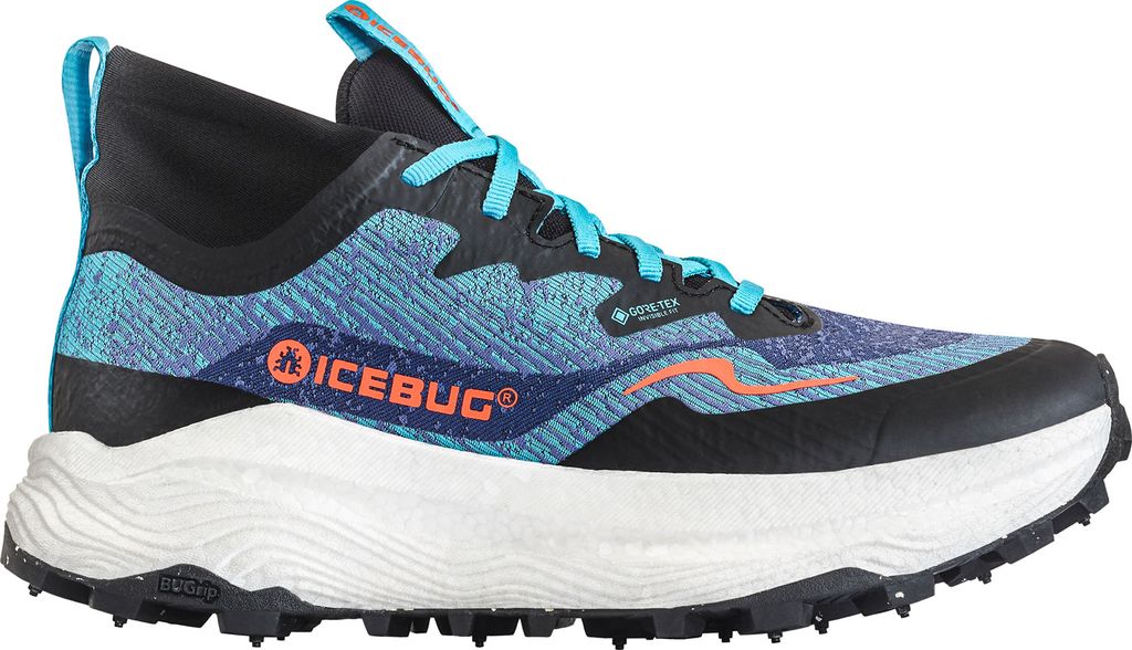 Icebug Järv Gaiter BUGrip GTX M Trailskor IceBlue/Orange, US 8