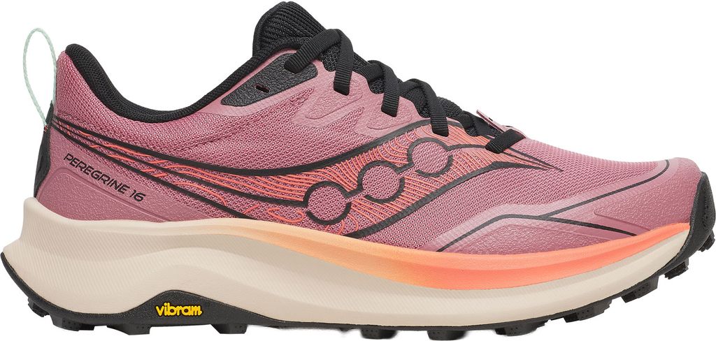Saucony Peregrine 16 W Trailskor Mauve/Salmon