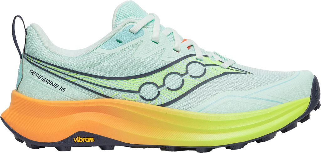 Saucony Peregrine 16 W Trailskor Aqua/Citron