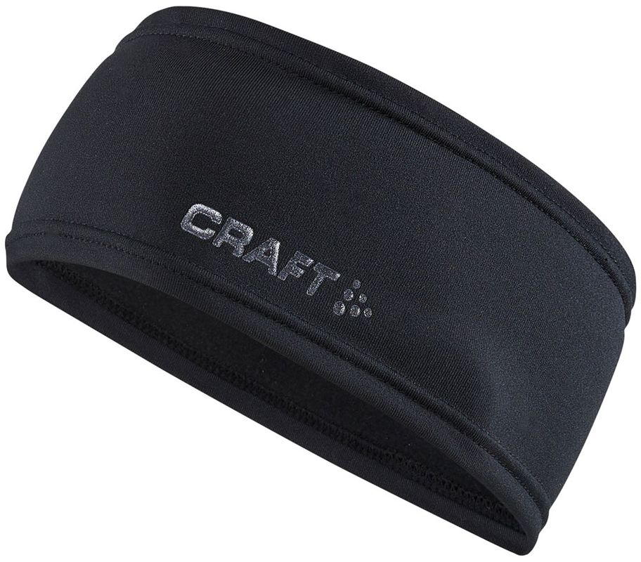 Produktfoto för Craft Core Essence Thermal Headband Svart polyester S/M