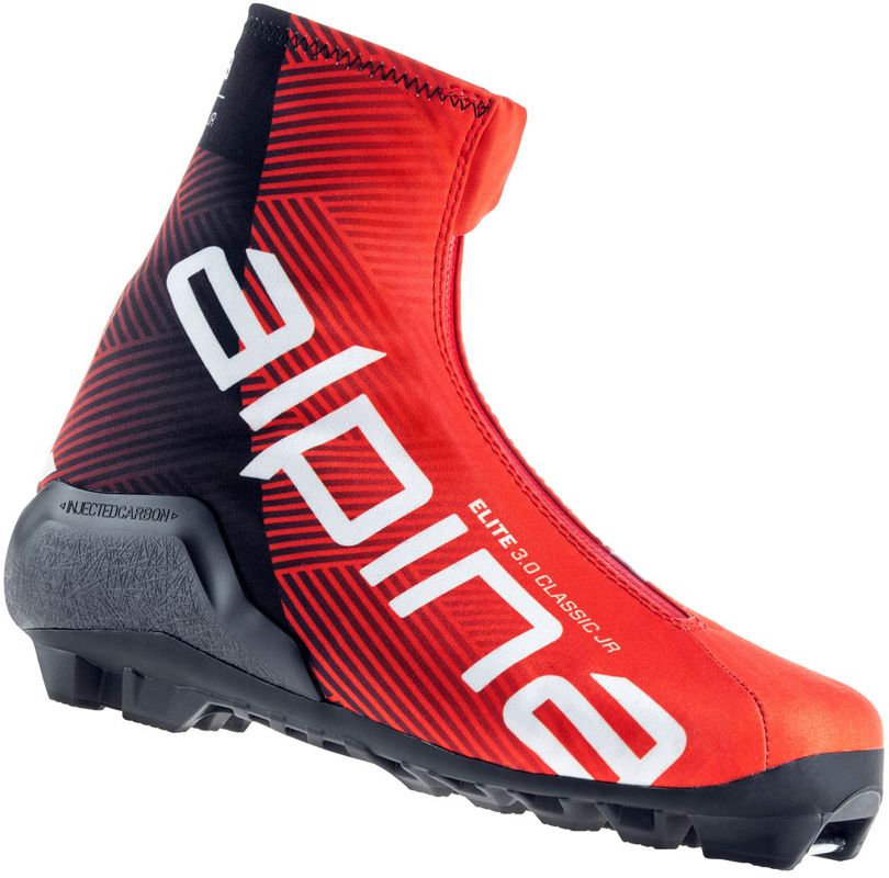 Alpina Elite 3.0 Classic Junior Red/Black Längdpjäxor Red/Black, EU 33