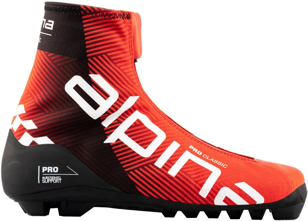 Alpina Pro Classic S Red/Black Längdpjäxor Red/Black, EU 36