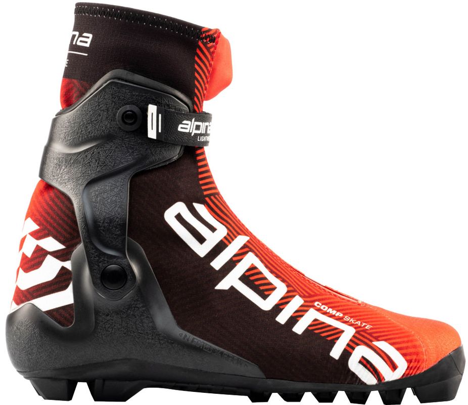 Alpina Comp Skate Red/Black Längdpjäxor Red/Black, EU 38