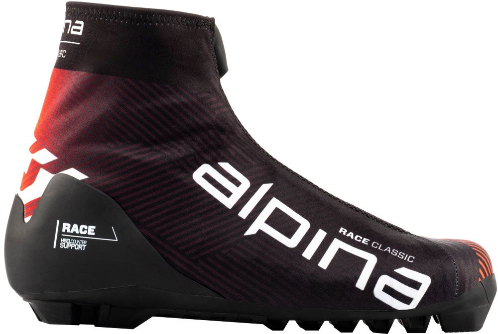 Alpina Racing Classic Black/Red Längdpjäxor Red/Black, EU 36