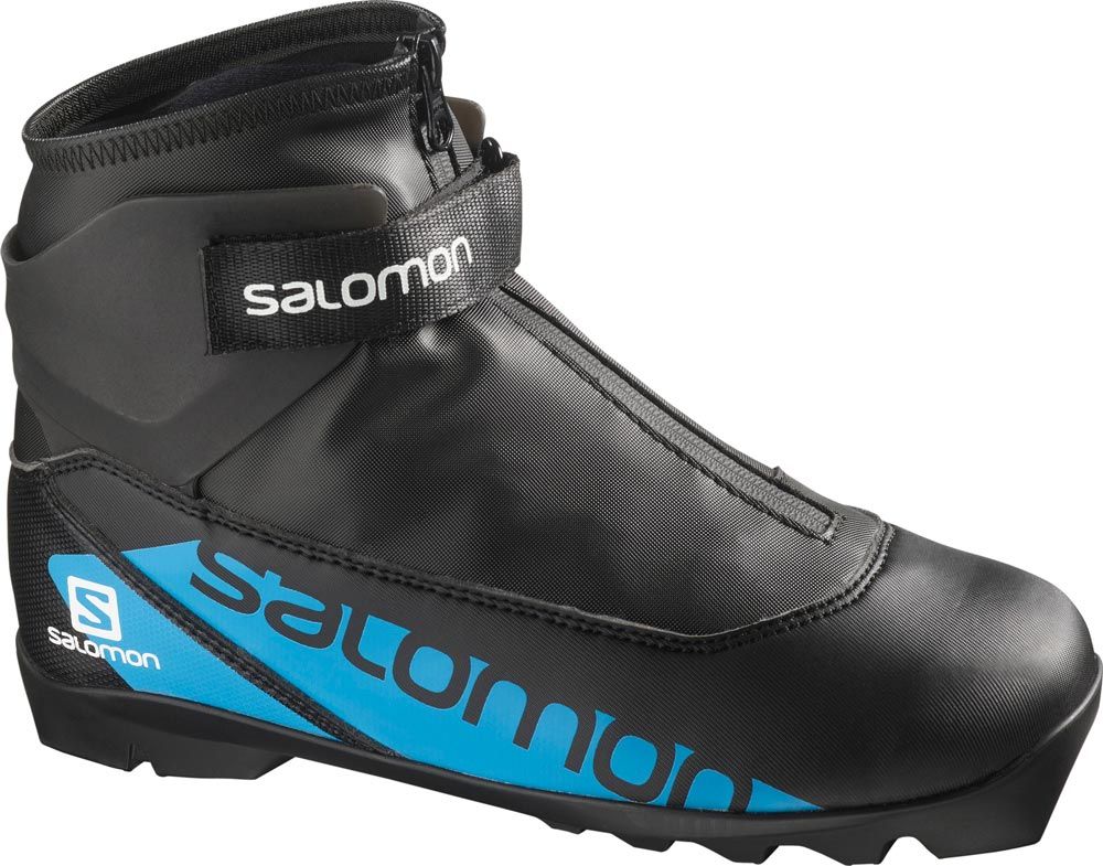 Salomon R/Combi Nocturne Prolink Junior Längdpjäxor Black, UK 3