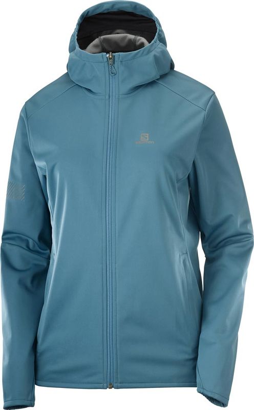 Salomon GTX WS Softshell Jacket W Längdskidjacka Mallard Blue, S