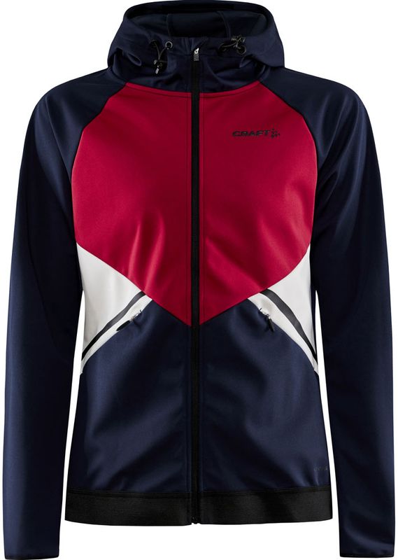 Craft Glide Hood Jacket W Längdskidjacka Blaze/Machine