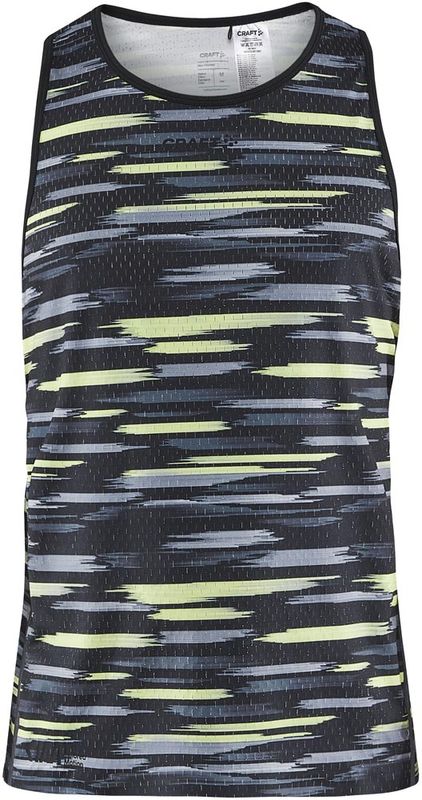 Craft CTM Distance Warp Mesh Singlet M T-shirt Multi/Black, XL