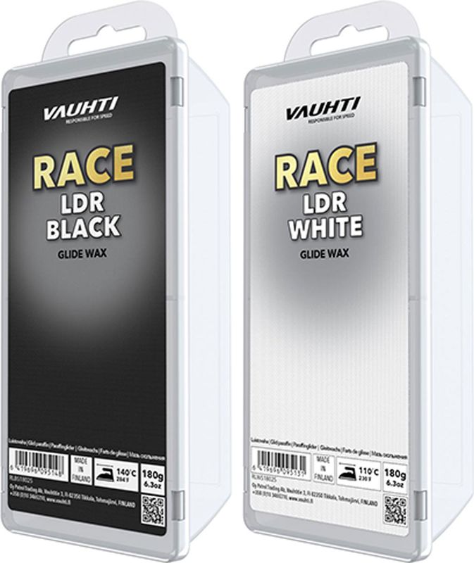 Vauhti Race LDR Paraffin 180g -25 Glidvalla, BLACK