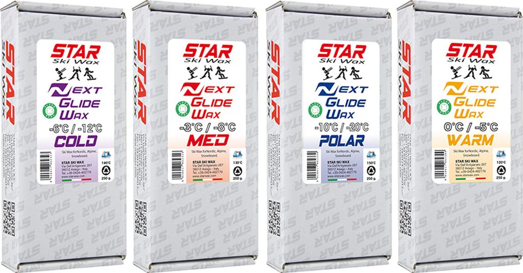 Star NEXT Glide Wax Paraffin 250g Glidvalla, COLD
