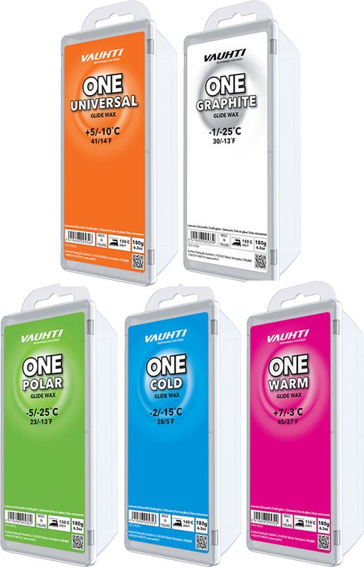 Vauhti One Paraffin 180g -25 Glidvalla, GRAPHITE