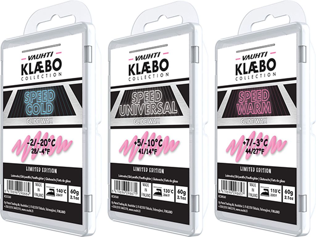 Klaebo Speed Paraffin 60 g Glidvalla, COLD