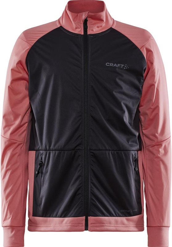 Craft CORE Warm XC Jacket Junior Längdskidjacka Coral/Slate, 158/164