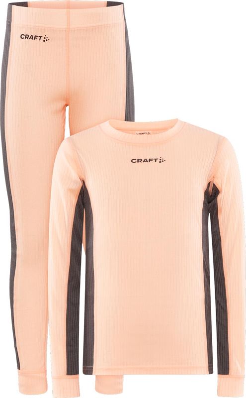 Craft Core Dry Baselayer Set Junior Underställ Set Cosmo/Granite