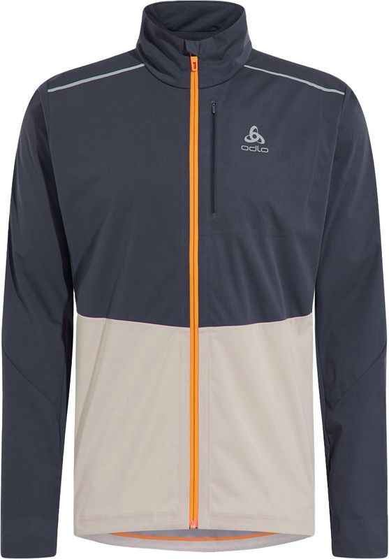 Odlo Jacket Langnes M Längdskidjacka Silver Cloud/India Ink, S