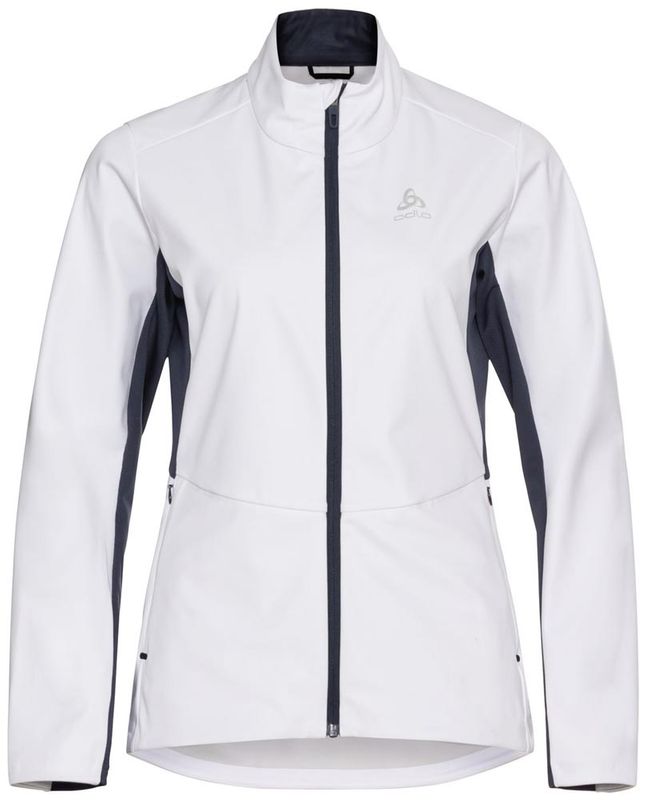 Odlo Jacket Markenes  W Längdskidjacka White/Dark Sapphire, XS
