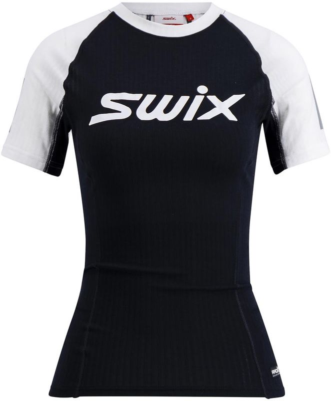 Swix Roadline RaceX SS W T-shirt Black/Bright White, L