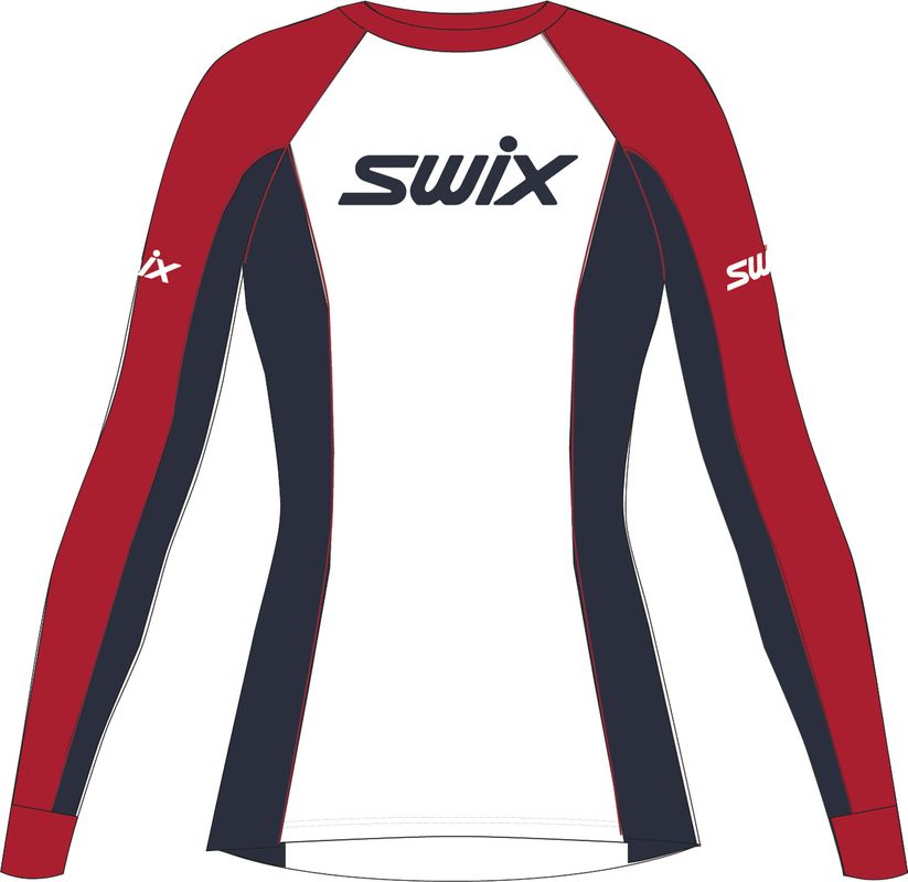 Swix RaceX Classic Long Sleeve W Underställ Tröja Dark Navy/Bright White, XL