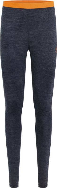 Odlo Pants Natural Performance Wool M Underställ Byxa India Ink Melange /Oriole, L
